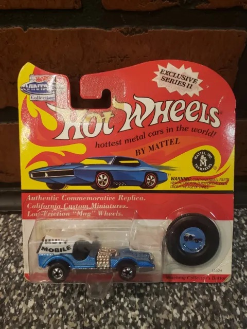 1993 Hot Wheels Anniversary Blue Mutt Mobile Red Lines 1/64 115224