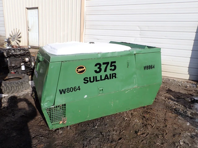 2006 Sullair 375JD 375 CFM Air Compressor VIDEO! John Deere Diesel LOW HOURS!