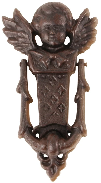Heurtoir de Porte Ange Esschert Design Fonte Cast Style Cottage Minable Fer Déco
