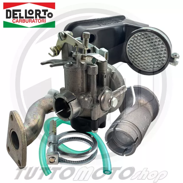 Kit Completo Carburatore 19-19 Collettore Bocchettone Filtro Vespa Pk 50 Hp Fl2