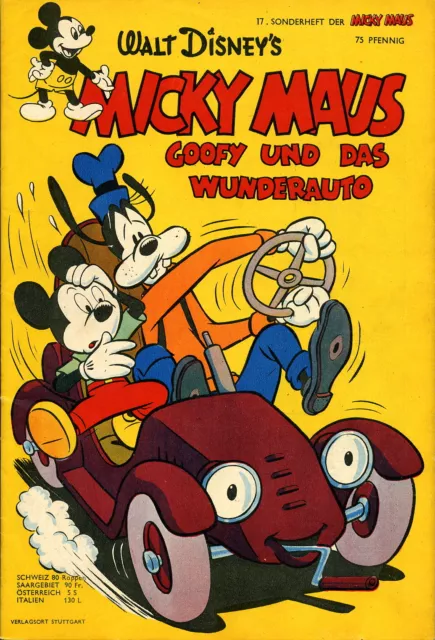Original Micky-Maus Sonderheft 17 „Goofy Und Das Wunderauto“