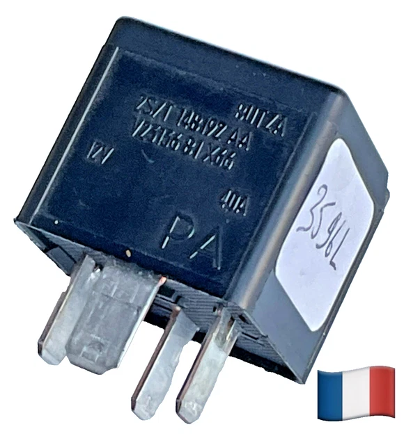 Ford 4-Pin Black Relay 2W93-14B192-BA – Tyco V23074A1301X17, 20A, 12V, Tested, 3-Month Warranty