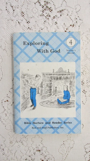 Rod & Staff Reading Gr 4 Exploring with God Teacher's Manual Bible Nurture & Rea