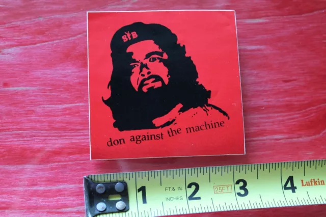 DON AGAINST THE MACHINE - MISC SKATE 2 Vintage Skateboarding Decal STICKER