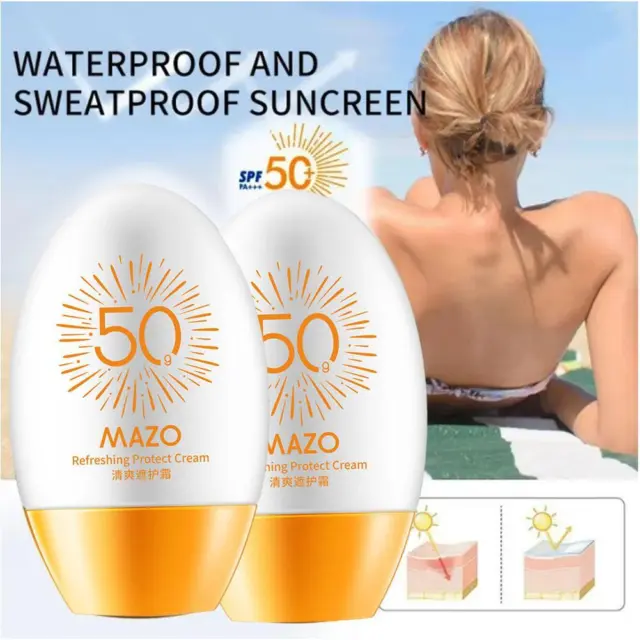 SPF50 crema solare, idratante viso/corpo sbiancamento rinfrescante rinfrescante UK HOTS