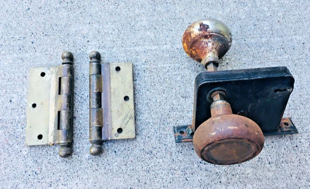 Sargent & Co Door Knobs Hinges USA Vintage Rustic Farmhouse