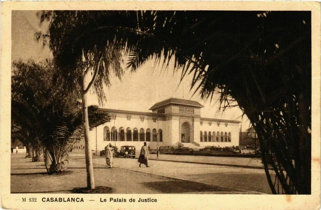 CPA AK CASABLANCA Le Palais de Justice MAROC (824599)