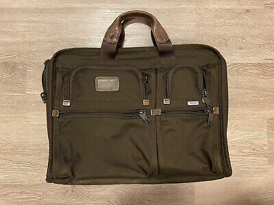 Tumi Alpha 2 Expandable Briefcase Messenger Bag Laptop Travel 2611BH