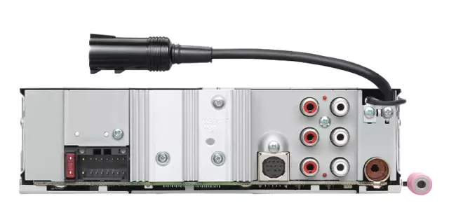 Kenwood KMR-M332BT 1-DIN Marine Digital Media Bluetooth Receiver USB AUX AM/FM 3