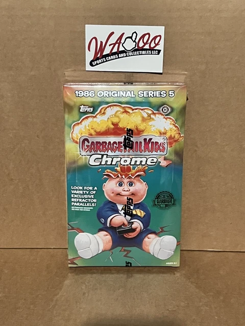 2022 Topps Garbage Pail Kids Chrome Hobby Box 1986 Original Series 5