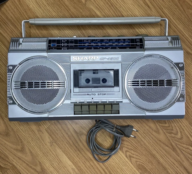 radio cassette boombox Sharp GF-4500 Vintage Fonctionne Stéréo Vintage