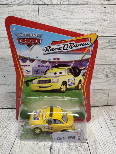 Disney Pixar World of Cars Race O Rama Chief RPM #77 Die-Cast