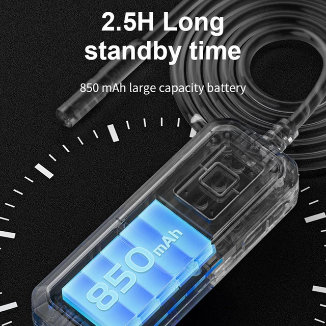 HIACINTO Endoscope Industriel 20m Avec Triple Objectif, Caméra d