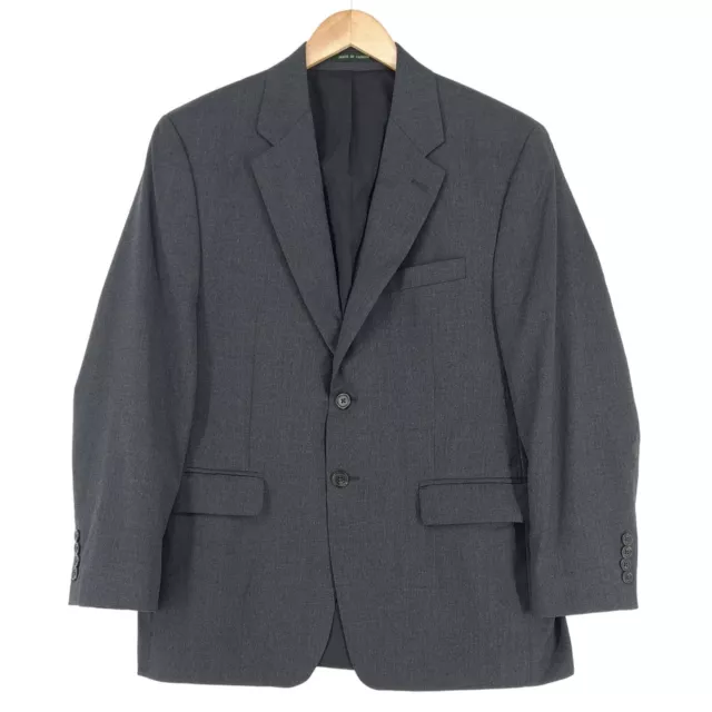 Ralph Lauren Gris Laine Costume Veste Blazer Hommes Taille Ue 50 UK/US 40