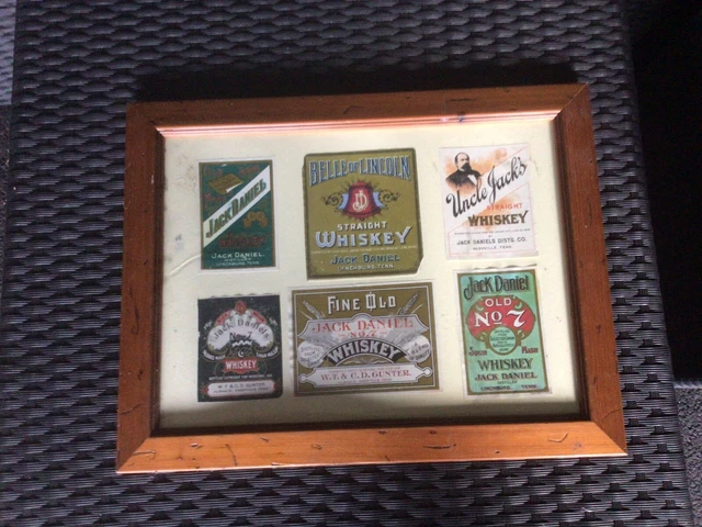 Jack Daniels Framed Labels