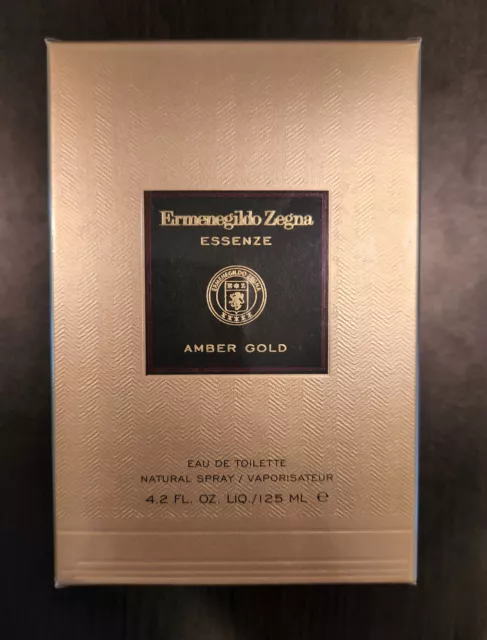 Ermenegildo Zegna Essenze - Amber Gold 125mL EDT - Rare/Discontinued NEW IB