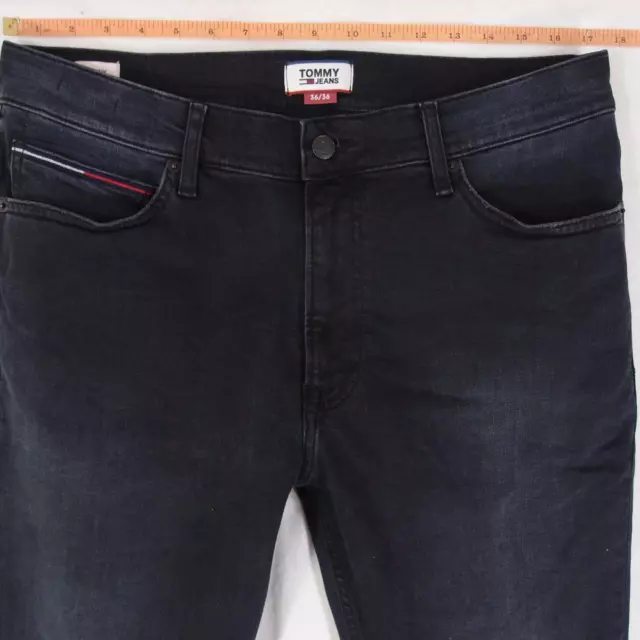 Mens Tommy Hilfiger SIMON Stretch Slim Skinny Blue Jeans W35 L36