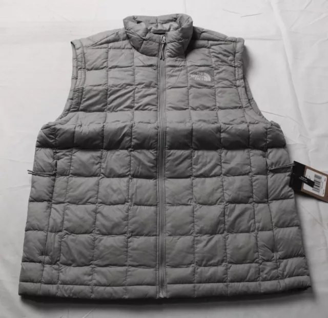 The North Face Men's ThermoBall Slim-Fit Eco Vest 2.0 JW7 Meld Grey Large NWT