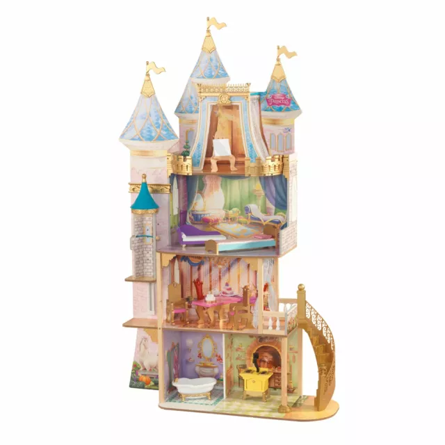 KidKraft Disney Princess Royal Celebration Dollhouse Playset, Over 5 feet Tall