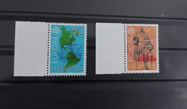 Briefmarken Schweiz CEPT-EUROPA  Entdeckung Amerikas