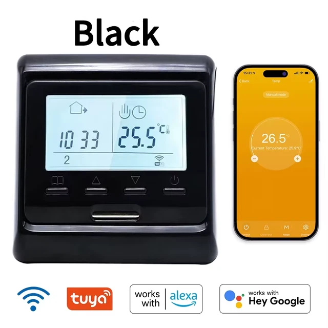 Termostato Beca Smart WiFi BHT-9000GALW Per Impianti A Pavimento Radiante - 11