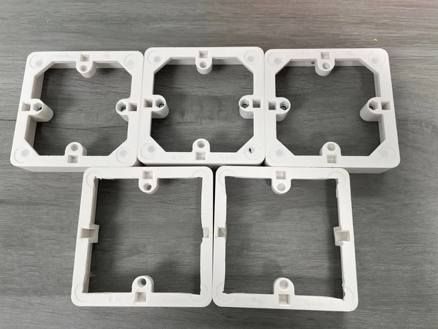 5 X MK K2134 - 1 x Gang Trunking Mounting Frame 20mm Spacer BRAND NEW £ ...