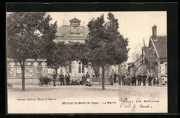 CPA Béthisy-St-Martin, La Mairie