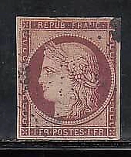 Frankreich - Post 1849 Yvert 6 Gebraucht Used