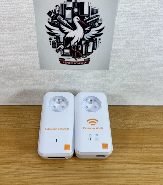 Lot 2 CPL Orange Liveplug HD+ 500 Mbits/s - Prises