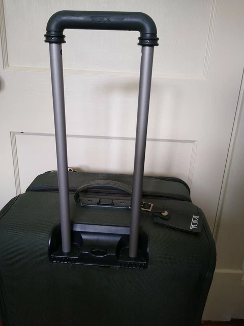 TUMI 2283M3 Green Ballistic Nylon 25" Upright Rolling Wheeled Suitcase With Lock 5