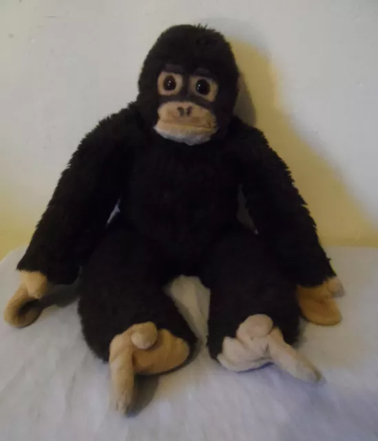 Vintage Brown Tony Toys Monkey Soft Plush Long Arms/Legs Cuddly Ape Chimp