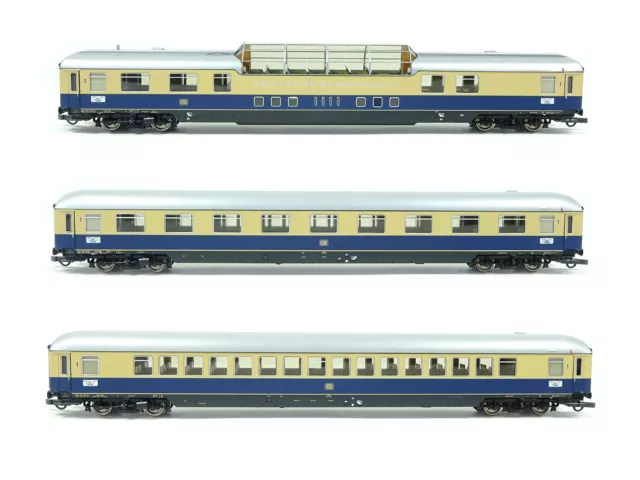 Personenwagen Rheinpfeil Set DB F 21 3 tlg. DB, Roco H0 74048 neu OVP