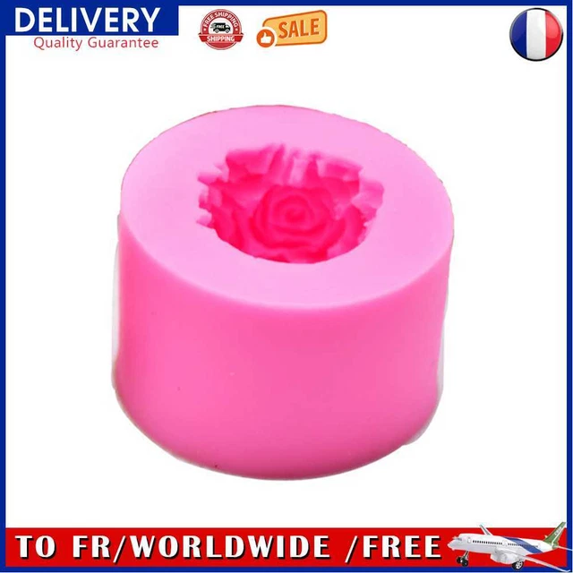 Silicone Cake Molds 3D Rose Flower Shape Chocolate Muffin Mousse Cake Mould