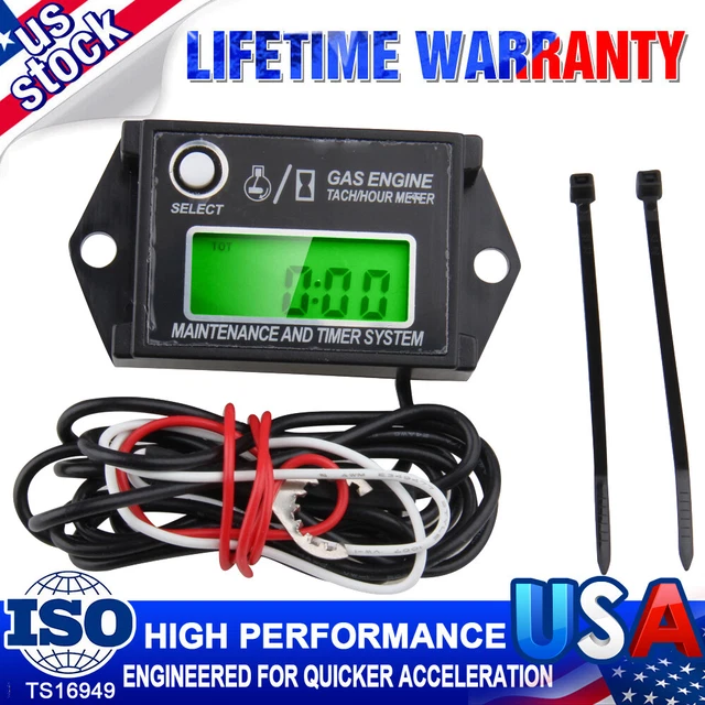 TACHOMETER TACH HOUR Meter Spark Boat Outboard Motor For Mercury Yamaha