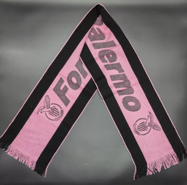 SCIARPA forza palermo 1991-92 CALCIO FOOTBALL SCARF VINTAGE SCHAL ECHARPE ultras