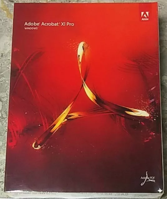 HOT!Adobe Acrobat XI 11 Pro / Professional Win English NEW Sealed DVD