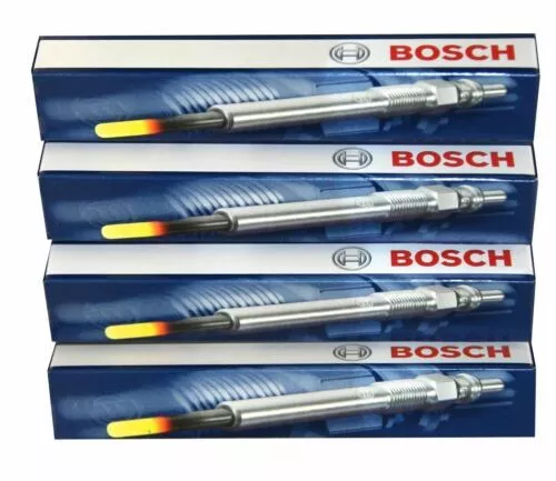 4 x Genuine Bosch 0250202042 Glow Plugs Fits Vauxhall Zafira MK1 2.0DTi Engines