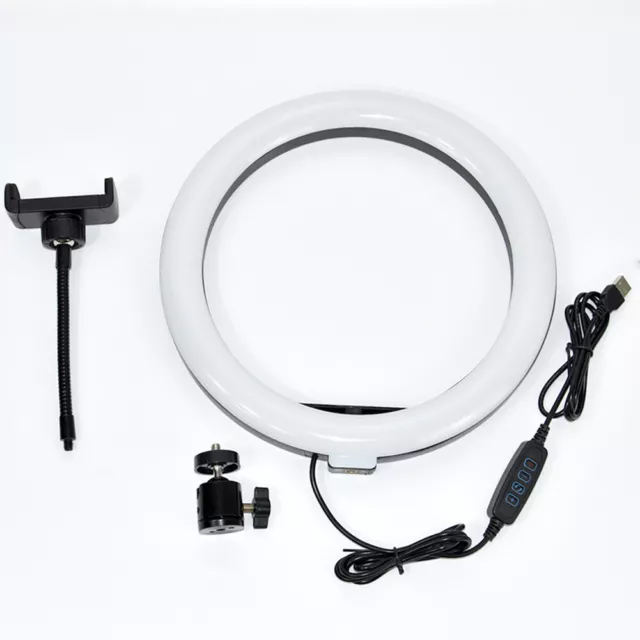 10/8 Zoll Selfie Ringlicht LED Ringleuchte mit Stativ Handy Ring Light Make-up