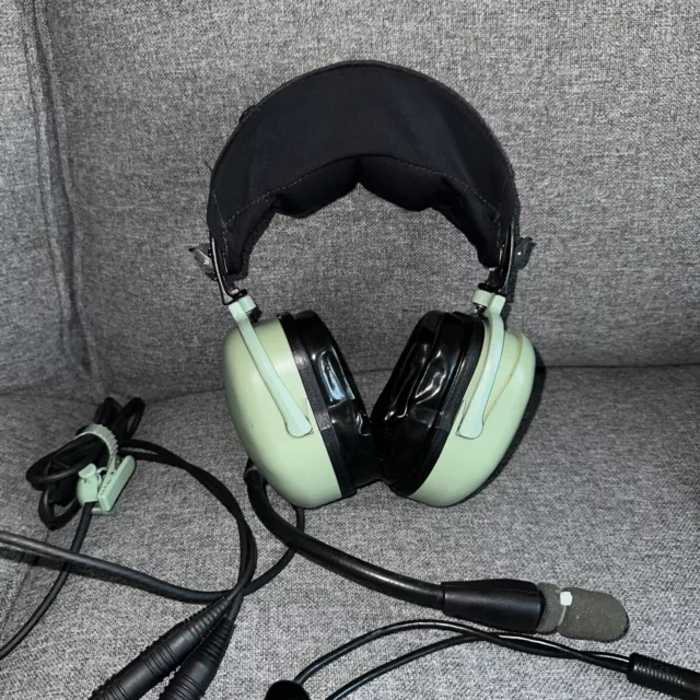 Nice! David Clark H20-10 Pilot Headset Airplane Headphones