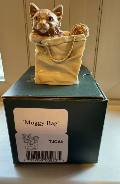 Harmony Kingdom Moggy Bag Mint Cat In Original Packaging Retired