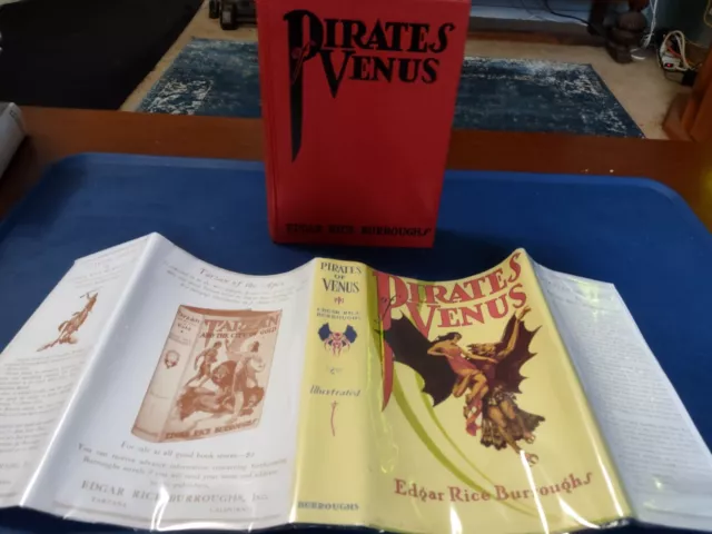 PIRATES OF VENUS G&D 1940 HCDJ Edgar Rice Burroughs Fine