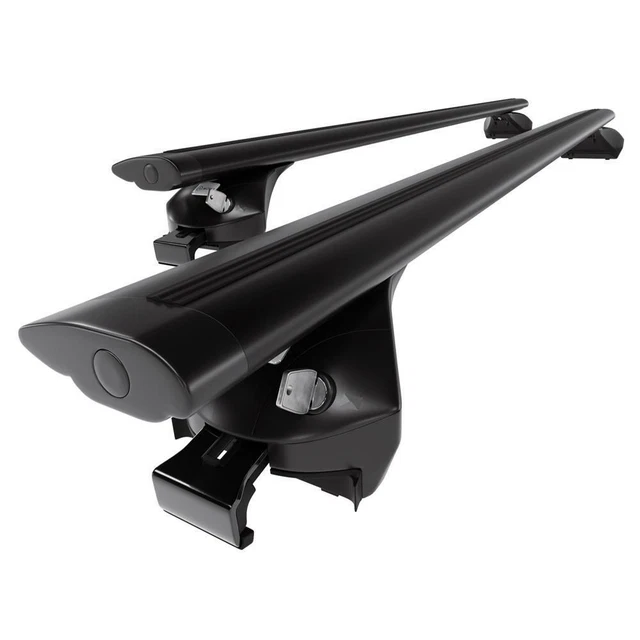 Rails De Portage / Barres De Toit Pour VW AMAROK 2010 Et + - Noir - Marque OMTEC