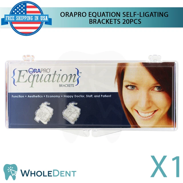 ORTHODONTIC DENTAL EQUATION SelfLigating Aesthetic Brackets Braces Kit MBT £227.64 PicClick UK