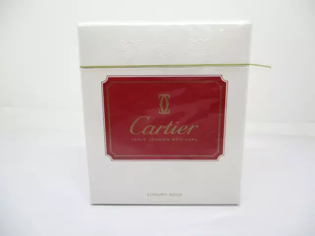 Vintage Ancien Paquet De Cigarettes Cartier Jamais Ouvert Pour Collectionneurs