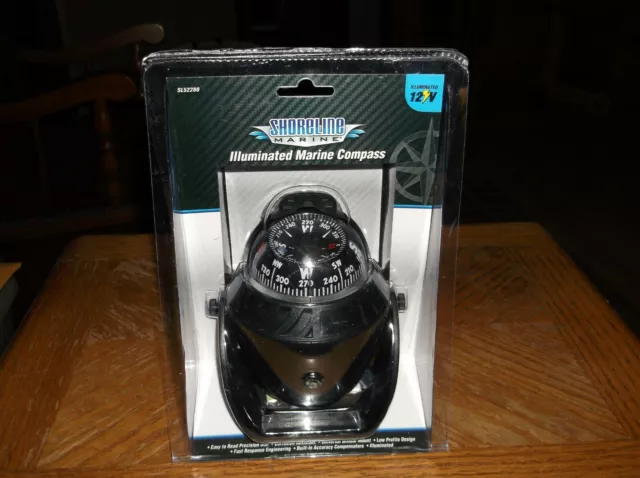 Shoreline Marine Illuminated Marine Compass SL52280 SEALED