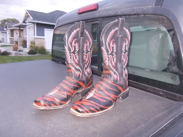 Bottes Western Nocona Cowboy - Cuir - Taille 10 B - Homme - USA