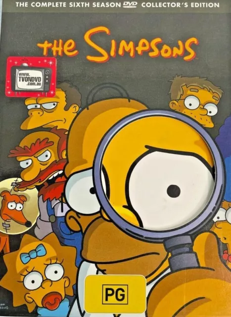 The Simpsons Complete Sixth Season – Dvd, 4-Disc Box Set – Collector’s Edition