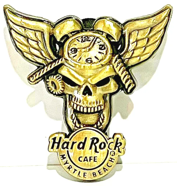 Hard Rock Cafe Myrtle Beach Pin 3D Winged Skull Series 2007 HRC LE NEW # 39114