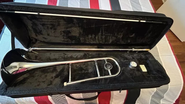 Silver Plated lacquer Nickel Trombone