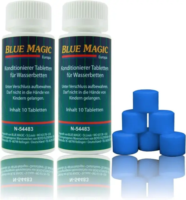 Acondicionador Blue Magic tabletas 20 piezas cojines de agua sistemas de mangueras
